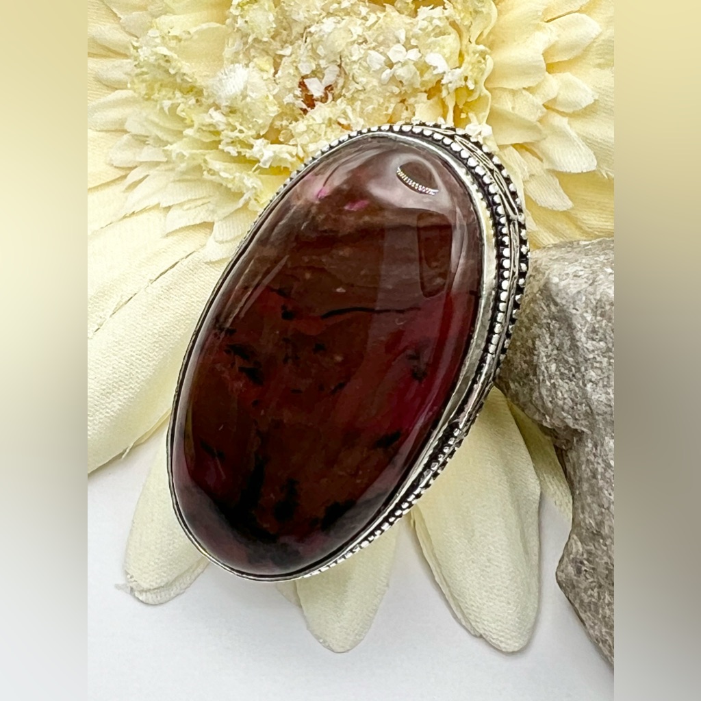 Dentrite Opal Ring